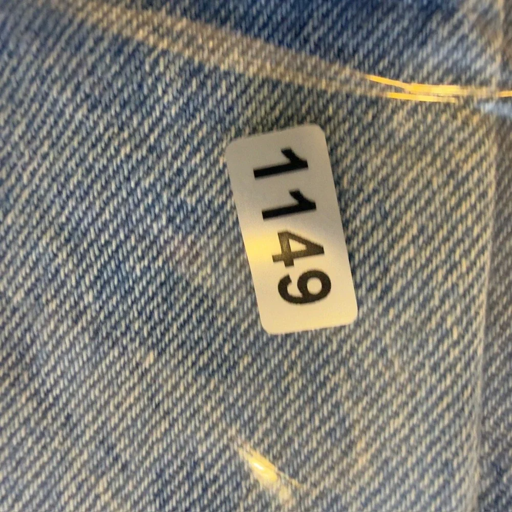 Vintage Levis 505 Orange Tab Regular Fit Straight Leg Jeans Light Wash 34x32